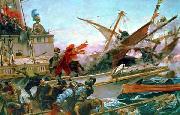 Juan Luna The Battle of Lepanto painting